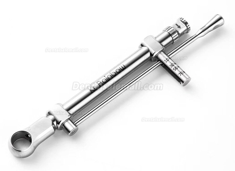 Dental Implant Torque Wrench Ratchet 10-70NCM 12*Drivers & 1*Wrench Kit Holder